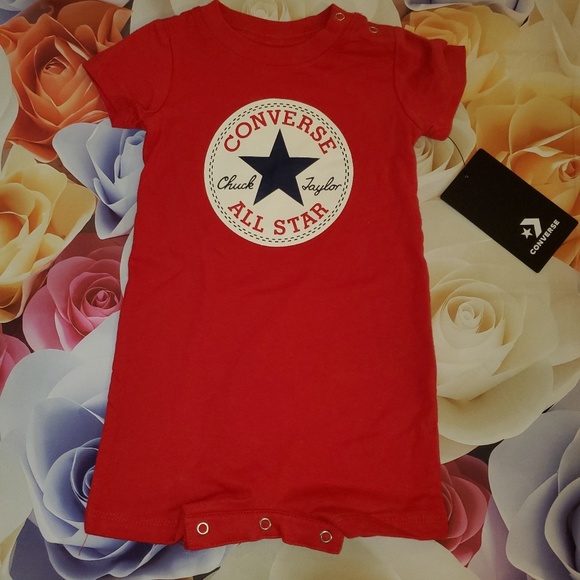 Converse Other - Nwt Converse Shorts Romper 6 Months New